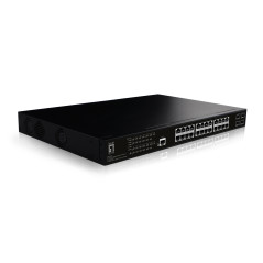 LevelOne GEP-2861 switch di rete Gestito L2 Gigabit Ethernet (10 100 1000) Supporto Power over Ethernet (PoE) 1U Nero