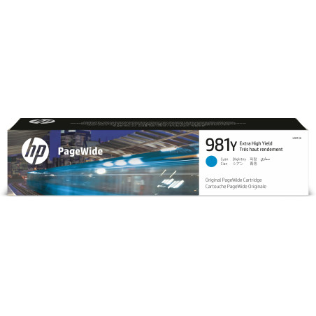 HP Cartuccia ciano originale ad altissima capacità PageWide 981Y