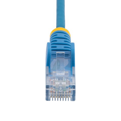 StarTech.com Cavo di Rete Ethernet Snagless CAT6 da 50cm - Cavo Patch antigroviglio slim RJ45 - Blu