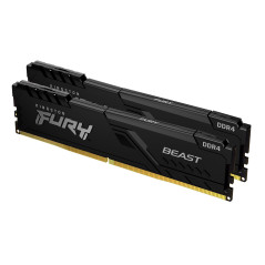 Kingston Technology FURY 32GB 2666MT s DDR4 CL16 DIMM (Kit da 2) 1Gx8 Beast Black