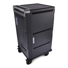 V7 Carrello di ricarica - 30 dispositivi - Per proteggere, conservare e caricare Chromebook, notebook e tablet - Spina Schuko