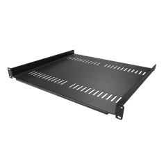 StarTech.com Ripiano rack per server 1U, ripiano a sbalzo ventilato per montaggio a rack armadio da 19", acciaio, capacità di