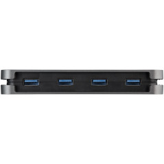 StarTech.com HB30CM4AB hub di interfaccia USB 3.2 Gen 1 (3.1 Gen 1) Type-C 5000 Mbit s Nero, Grigio