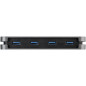 StarTech.com HB30CM4AB hub di interfaccia USB 3.2 Gen 1 (3.1 Gen 1) Type-C 5000 Mbit/s Nero, Grigio