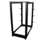 StarTech.com Server Rack a 4 Montanti 25U Open Frame, Armadio Rack di Rete 19" con Ruote, piedini di livellamento/montaggio a