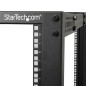 StarTech.com Server Rack a 4 Montanti 25U Open Frame, Armadio Rack di Rete 19" con Ruote, piedini di livellamento/montaggio a