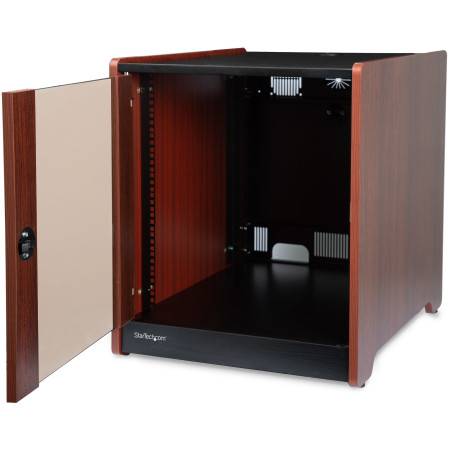 StarTech.com Armadio Server Rack 12U rifinito in legno con rotelle a profondita regolabile - fino a 136kg