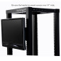 StarTech.com Staffa di montaggio universale per monitor LCD VESA per rack 19'' o armadi