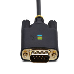 StarTech.com Cavo da USB a seriale 1m, Ritenzione COM, Viti dadi intercambiabili, Adattatore USB-A a DB9 RS232 Protezione ESD,