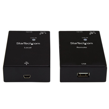 StarTech.com Extender USB 2.0 su cavo Cat5e/Cat6 (RJ45) - Fino a 50m - Kit adattatore per estensore porta USB ad alta velocità