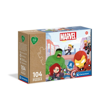 Clementoni Marvel Avengers Puzzle di contorno 104 pz Arte