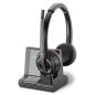 POLY W8220-M, MSFT Auricolare Wireless A Padiglione Ufficio Bluetooth Nero