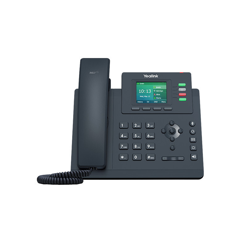 Yealink T33P telefono IP Grigio 4 linee