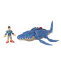 Fisher-Price Imaginext Jurassic World Camp Cretaceous Mosasaurus & Kenji