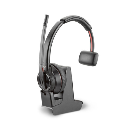 POLY W8210 Auricolare Wireless A Padiglione Ufficio Bluetooth Base di ricarica Nero