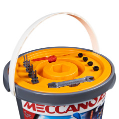 Meccano Junior, kit di costruzioni, secchiello da 150 pezzi per gioco creativo - dai 5 anni