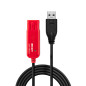 Lindy 42782 cavo USB USB 2.0 12 m USB A Nero