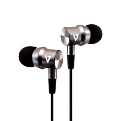 V7 Auricolari stereo con isolamento acustico di 3,5 mm con microfono in linea, iPad, iPhone, mp3, iPod, iPad, tablet,