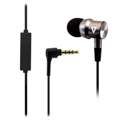 V7 Auricolari stereo con isolamento acustico di 3,5 mm con microfono in linea, iPad, iPhone, mp3, iPod, iPad, tablet,