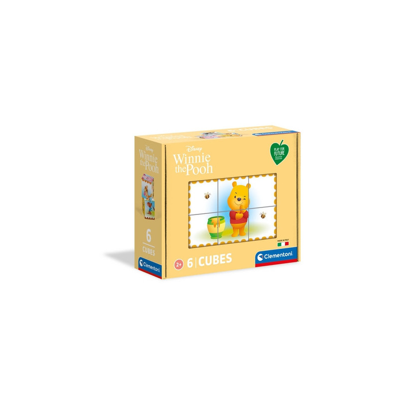 Clementoni Winnie The Pooh Puzzle a blocchi 6 pz Arte