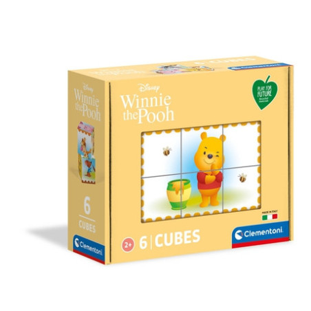 Clementoni Winnie The Pooh Puzzle a blocchi 6 pz Arte