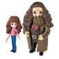 Wizarding World Set Amicizia Hermione e Rubeus Hagrid con Thor, bambole articolate 7.5cm