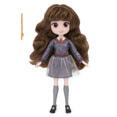 Wizarding World | Bambola articolata Hermione Granger 20cm | Bacchetta e divisa di Hogwarts inclusa | Collezione Harry Potter |