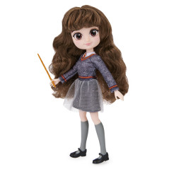 Wizarding World | Bambola articolata Hermione Granger 20cm | Bacchetta e divisa di Hogwarts inclusa | Collezione Harry Potter |