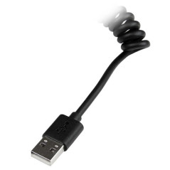 StarTech.com Cavo da Lightning a USB a spirale da 0,3 m - Cavo di ricarica Lightning per iPhone   iPad   iPod - Certificato