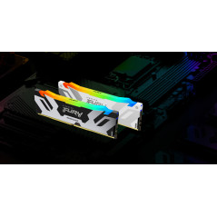 Kingston Technology FURY 16GB 8000MT s DDR5 CL38 DIMM Renegade RGB White XMP