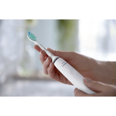 Philips 3100 series Sonicare Spazzolino Elettrico Sonico Bianco HX3671 13