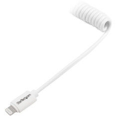 StarTech.com Cavo da Lightning a USB a spirale da 0,3 m - Cavo di ricarica Lightning per iPhone   iPad   iPod - Certificato