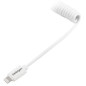 StarTech.com Cavo da Lightning a USB a spirale da 0,3 m - Cavo di ricarica Lightning per iPhone / iPad / iPod - Certificato