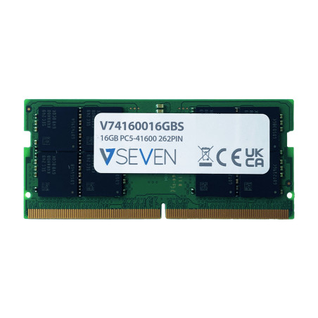 V7 V74160016GBS memoria 16 GB 1 x 16 GB DDR5 5200 MHz