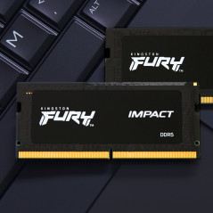 Kingston Technology FURY 32 GB 6400 MT s DDR5 CL38 SODIMM (Kit da 2) Impact XMP