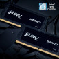 Kingston Technology FURY 32 GB 6400 MT/s DDR5 CL38 SODIMM (Kit da 2) Impact XMP