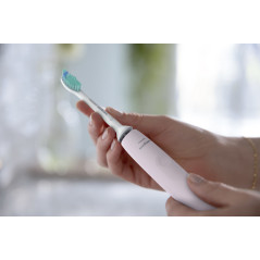 Philips 2100 series Sonicare Spazzolino Elettrico Sonico Rosa HX3651 11