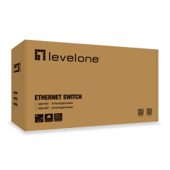 LevelOne GSW-2457 switch di rete Non gestito Gigabit Ethernet (10 100 1000) Nero