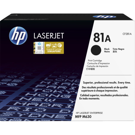 HP Cartuccia toner originale nero 81A LaserJet