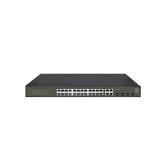 LevelOne GES-2128P switch di rete Gestito L2 Gigabit Ethernet (10 100 1000) Supporto Power over Ethernet (PoE) Nero