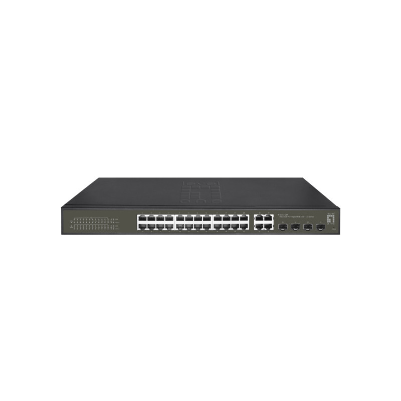 LevelOne GES-2128P switch di rete Gestito L2 Gigabit Ethernet (10/100/1000) Supporto Power over Ethernet (PoE) Nero