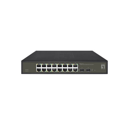 LevelOne GES-2118 switch di rete Gestito L2 Gigabit Ethernet (10 100 1000) Nero