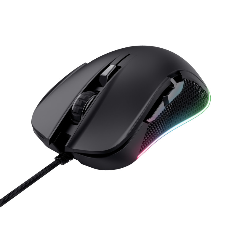 Trust GXT 922 YBAR mouse Gaming Mano destra USB tipo A Ottico 7200 DPI