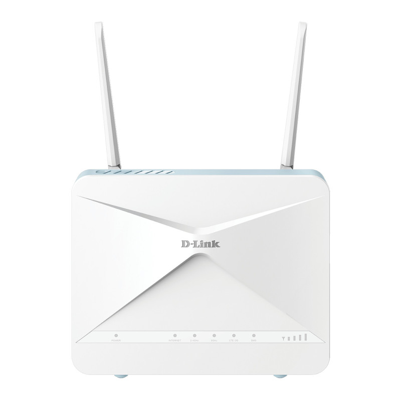 D-Link G415/E router wireless Gigabit Ethernet Dual-band (2.4 GHz/5 GHz) 4G Blu, Bianco