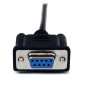 StarTech.com Cavo seriale null modem DB9 RS232 nero 2 m - F/M