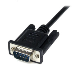 StarTech.com Cavo seriale null modem DB9 RS232 nero 2 m - F M