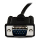 StarTech.com Cavo seriale null modem DB9 RS232 nero 2 m - F/M