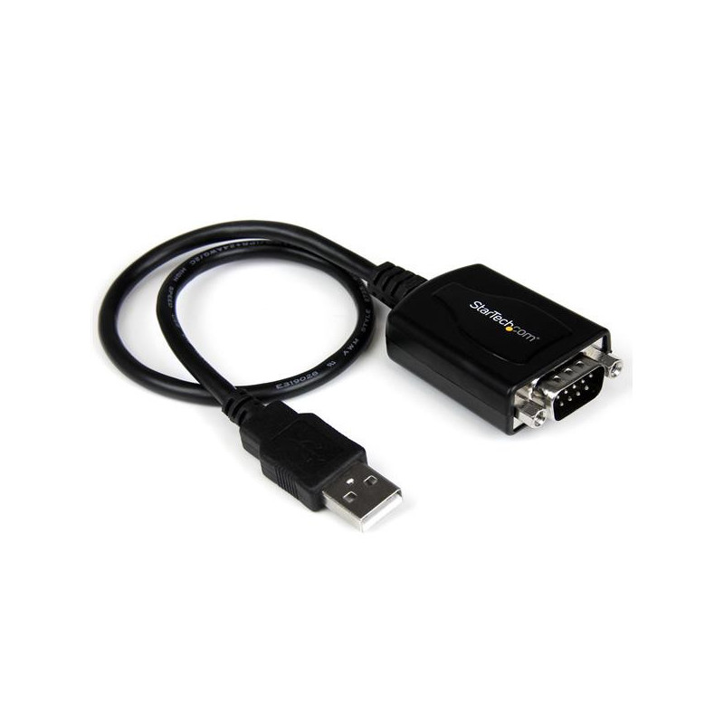 StarTech.com Cavo Adattatore USB 2.0 a Seriale RS232 DB9 con interfaccia COM - Adattatore professionale USB a DB9 / RS232 ad 1