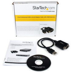 StarTech.com Cavo Adattatore USB 2.0 a Seriale RS232 DB9 con interfaccia COM - Adattatore professionale USB a DB9   RS232 ad 1