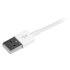 StarTech.com Cavo Connettore Lightning 8-pin Apple a USB di tipo Slim per iPhone   iPod   iPad da 1m - Bianco